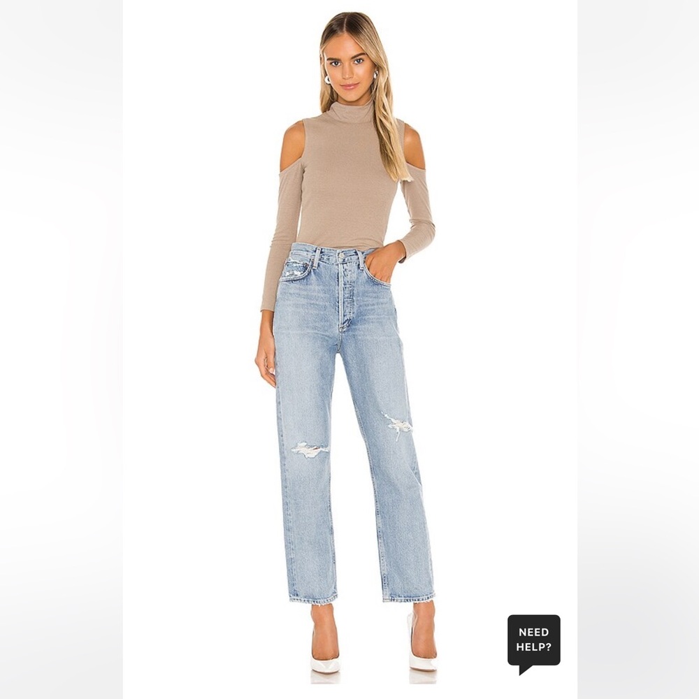AGOLDE 90s Mid Rise Loose Jeans in Capture